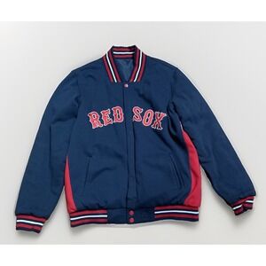 Rare Vintage Jeff Hamilton Boston Red Sox Reversible Bomber Jacket Men's 2XL